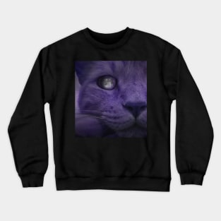 Cat's Eye Moon Crewneck Sweatshirt